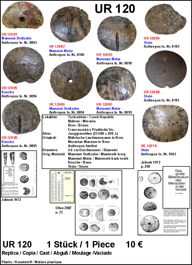 Brno Abgusse  Abguss  Casts  Prehistory  Praehistory  Archeology  Archeologie e-Shop